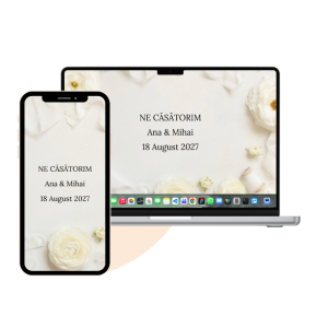 Invitație Nuntă Classic (template fara cununie civla)